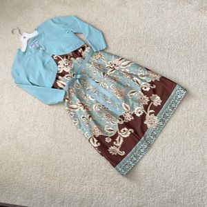 EUC Jessica Howard paisley dress